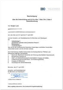 Karriere im Sicherheitsdienst