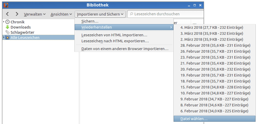 Firefox Sync einrichten