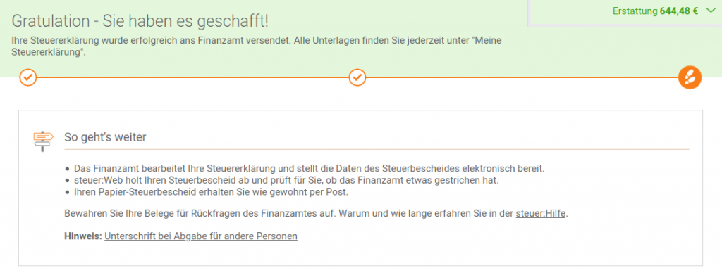 Steuererklärung selber machen